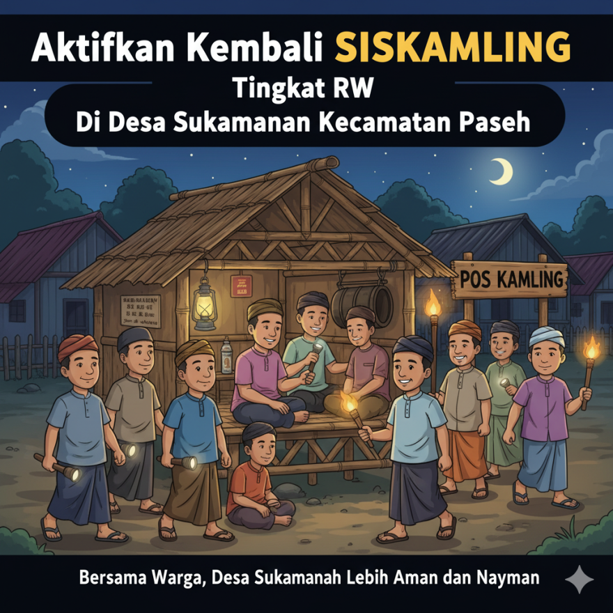 Desa Sukamanah Galakkan Kembali Siskamling di Tingkat RW
