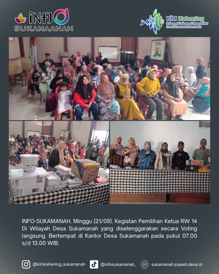 Semangat Demokrasi Warga RW 14 Desa Sukamanah dalam Pemilihan Ketua RW