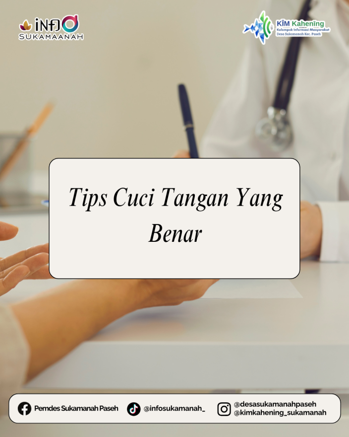Yuk, Lindungi Diri dan Keluarga dengan Jurus Sederhana: Cuci Tangan Pakai Sabun
