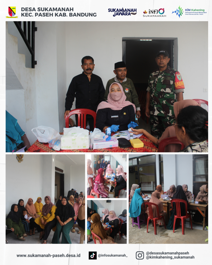 Peduli Kesehatan Warga, Desa Sukamanah Gelar Cek Kesehatan Gratis (CKG) dengan Layanan Komprehensif